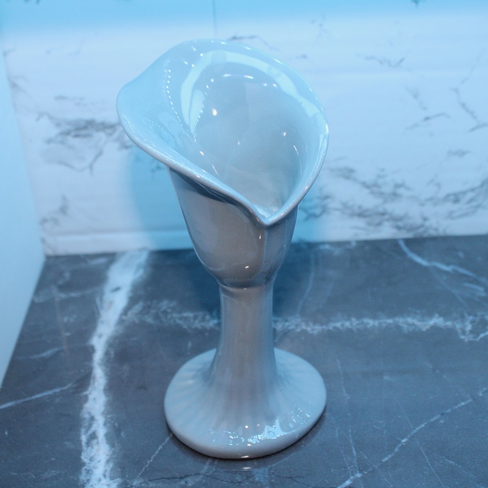 Vase, Calla Lilly Light Blue Vase, Porcelain